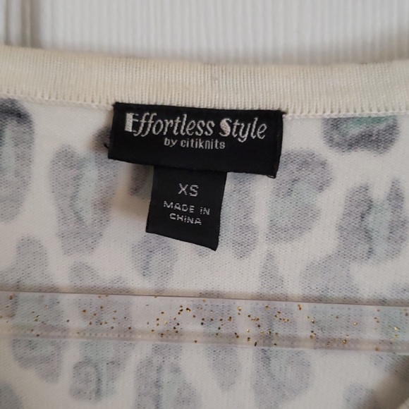 🍒Pin-up🍒 Effortless Style green leopard cardigan - Picture 3 of 4